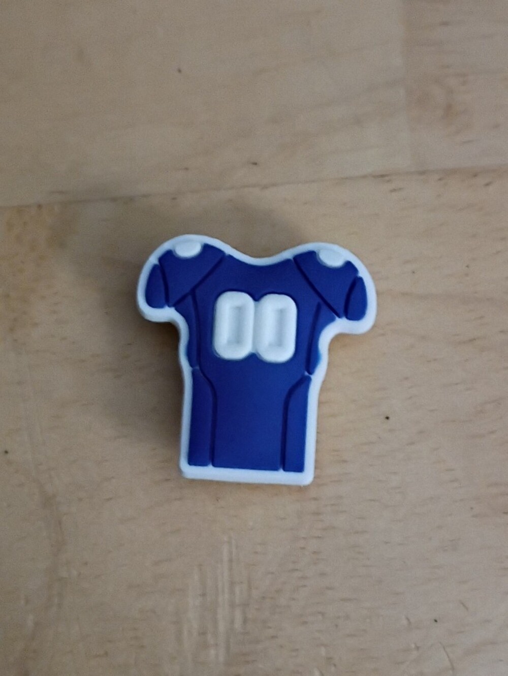 10 for $10 Jibbitz Croc Charms - Football Sports Jersey Blue 00 - New Shoe Charm